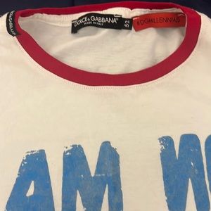 Dolce and gabanna tshirt.worn only once..in a very neat condition.